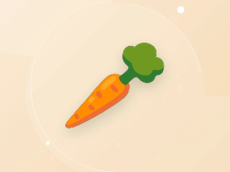 Illustration representing Carrots; not the actual stock