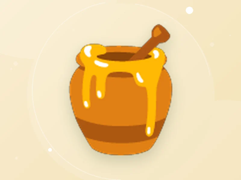 Illustration representing Honey; not the actual stock